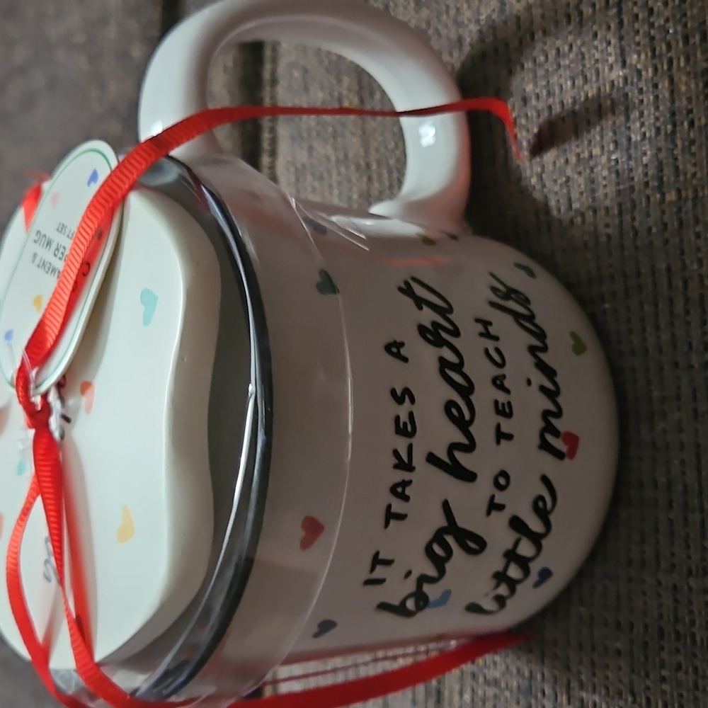 Sunday Morning Ceramics Ornament & Camper Mug Gift Set